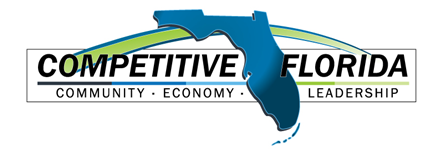 Competitive Florida Logo: Community - Economy - Leadership